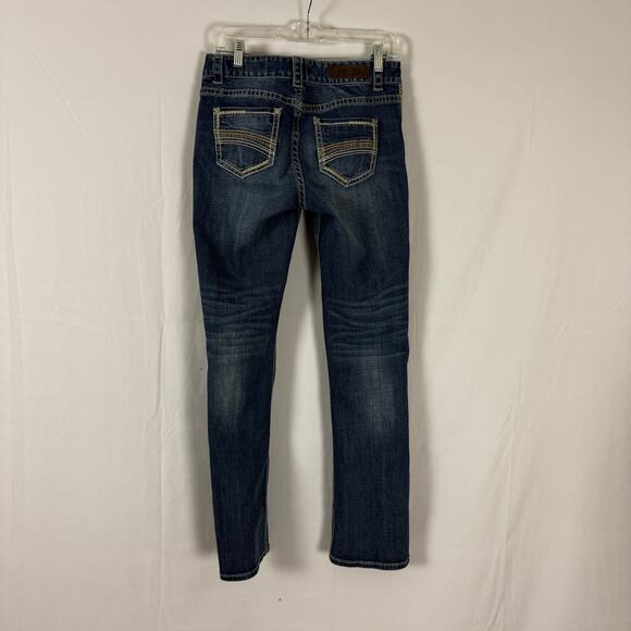 Rock & Roll Denim Men's Boyfriend Fit Jeans 27x34 Distressed Medium Wash - Picture 2 of 7